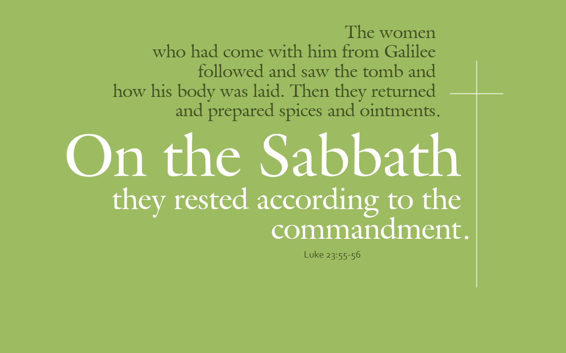 Easter Saturday Lk 23